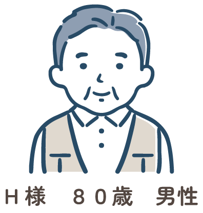 H様 80歳 男性